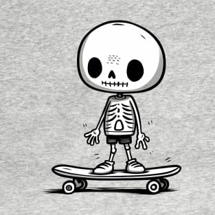 Skeleton Skateboarder T-Shirt